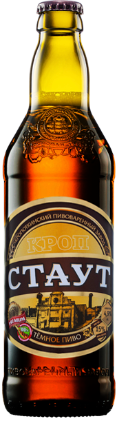 Beer "Krop-Staut" dark, filtered, unpasteurized
